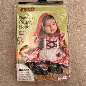 Red riding hood infant Halloween costume NEW